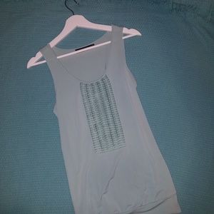 Limited, Med, Aqua Work Tank Blouse